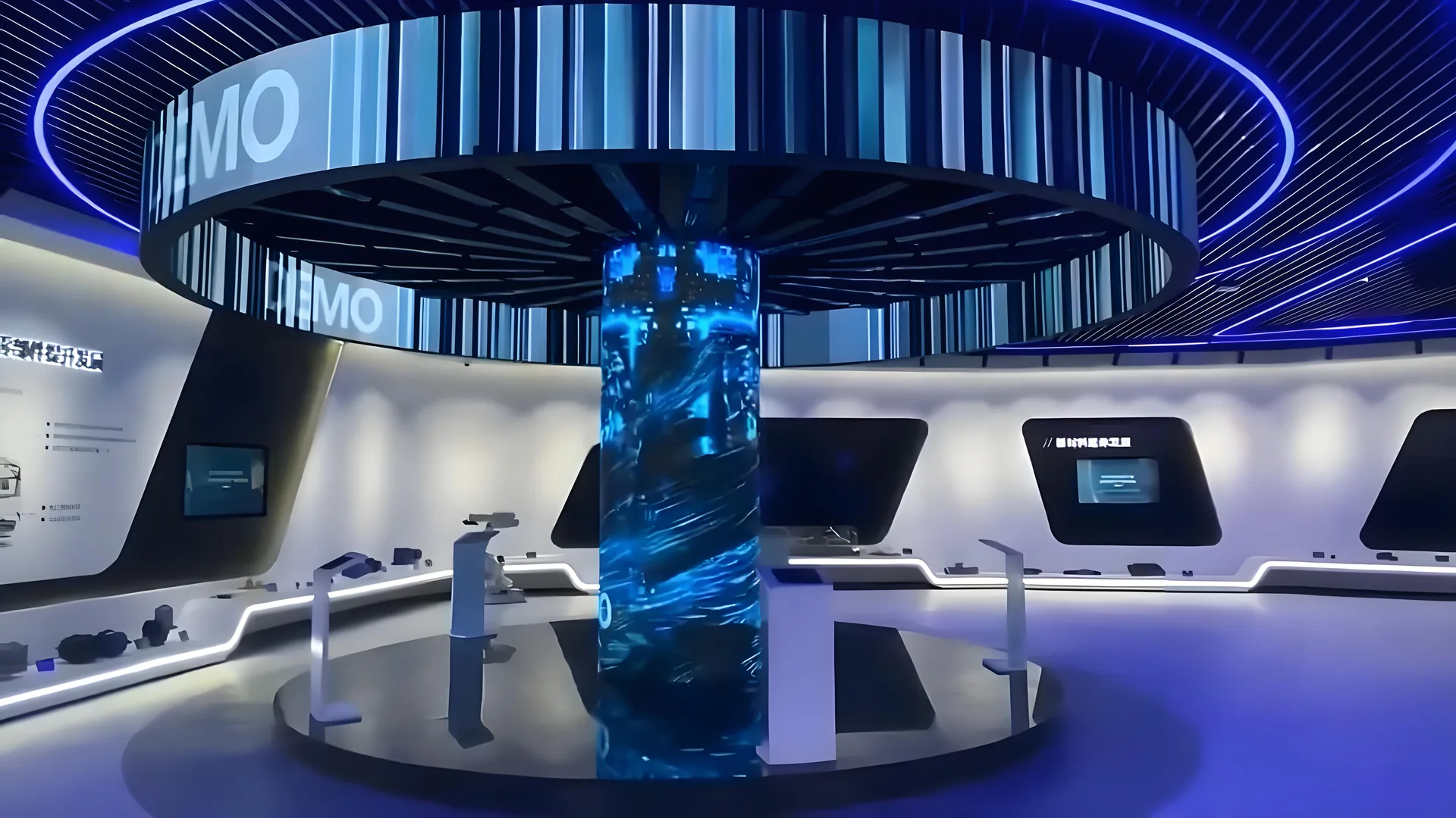 科技展厅异形 LED 显示系统